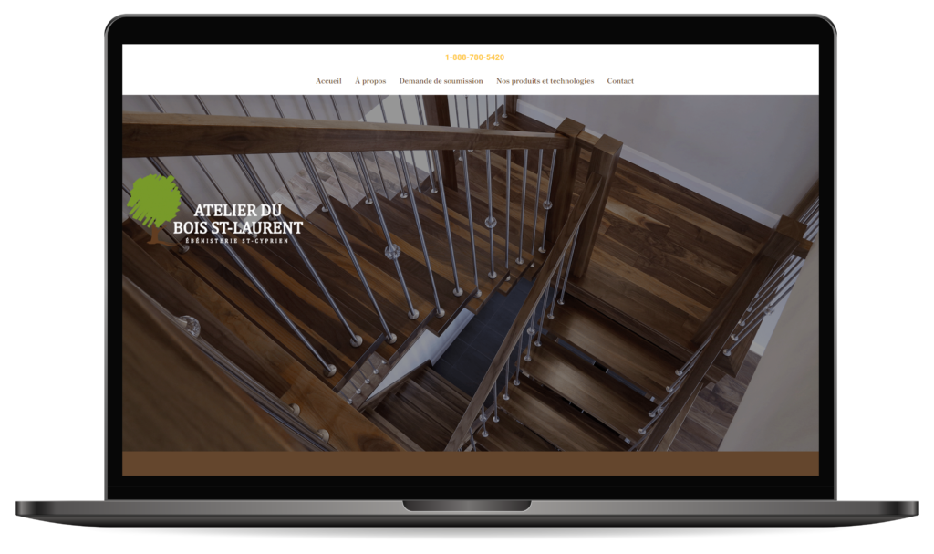 site web de l'atelier du bois-st-laurent